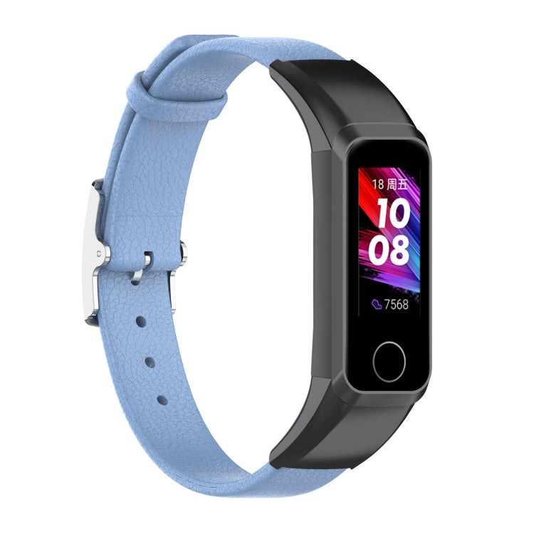For Huawei Band 4 (ADS-B29) / Honor Band 5i (CRS-B19S) Genuine Leather Wrist Strap Watchband