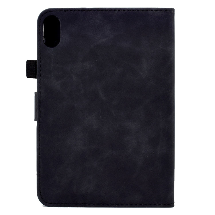 Étui à rabat en cuir avec motif sourire en relief pour tablette iPad 10e génération 10.9 (2022)