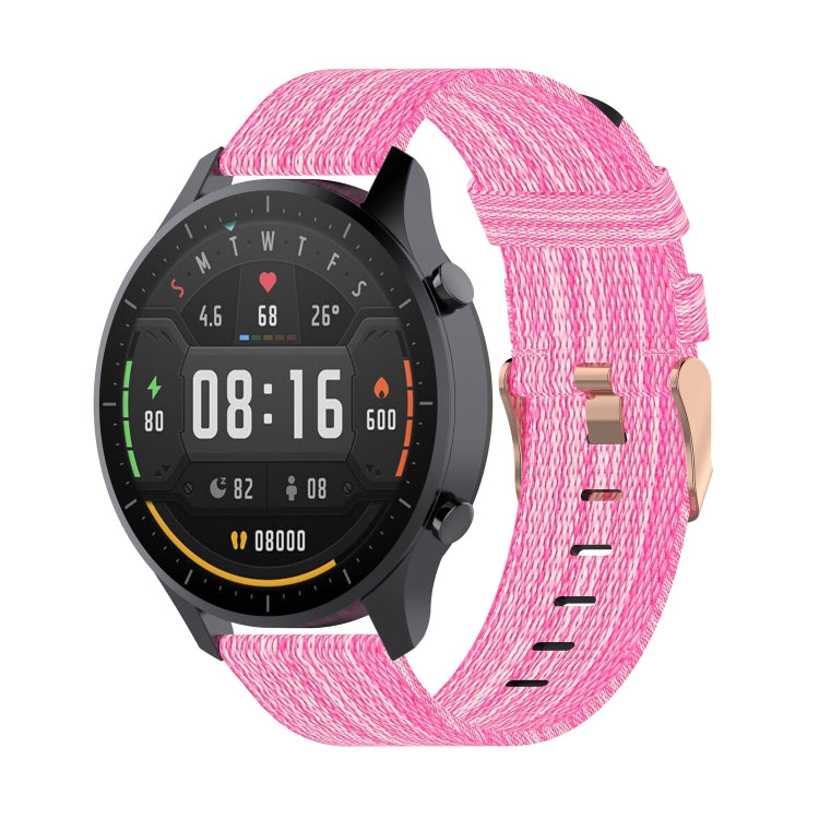 For Xiaomi Watch Color 22mm Nylon Denim Wrist Strap Watchband