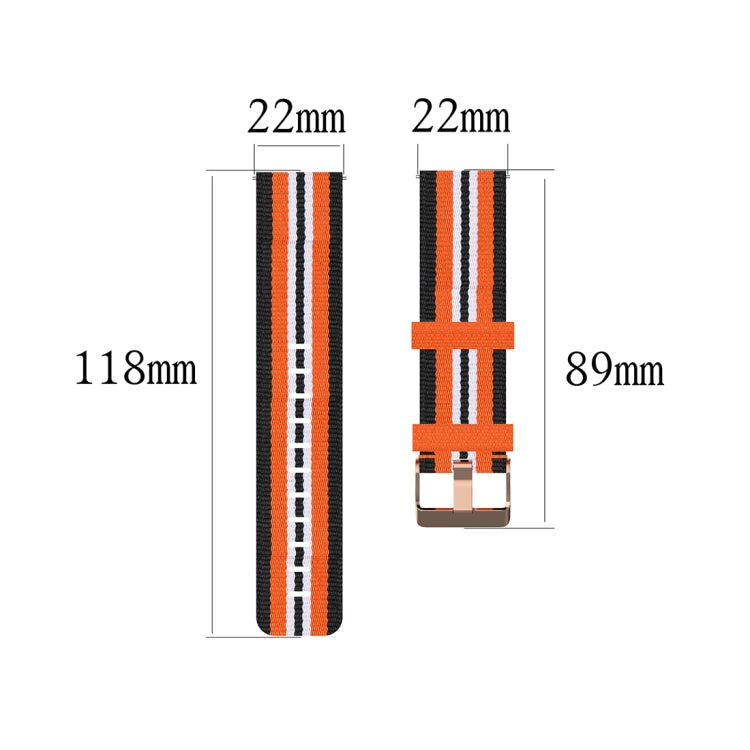 For Xiaomi Watch Color 22mm Nylon Denim Wrist Strap Watchband