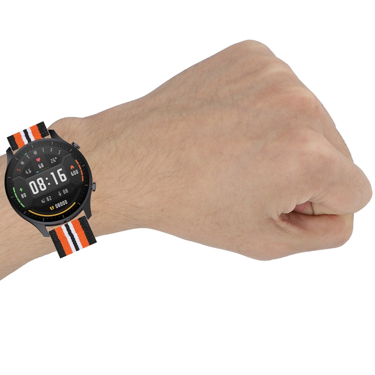 For Xiaomi Watch Color 22mm Nylon Denim Wrist Strap Watchband