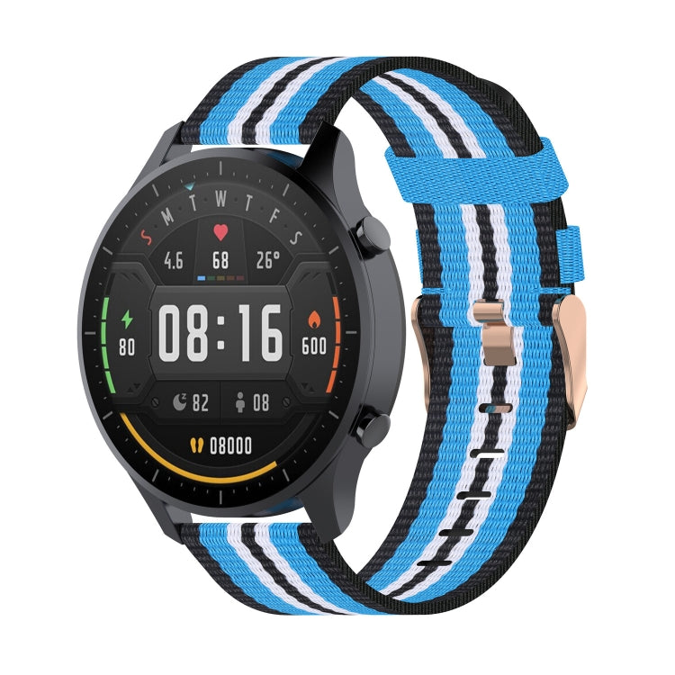 For Xiaomi Watch Color 22mm Nylon Denim Wrist Strap Watchband
