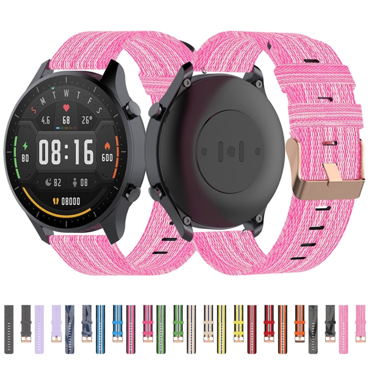 For Xiaomi Watch Color 22mm Nylon Denim Wrist Strap Watchband