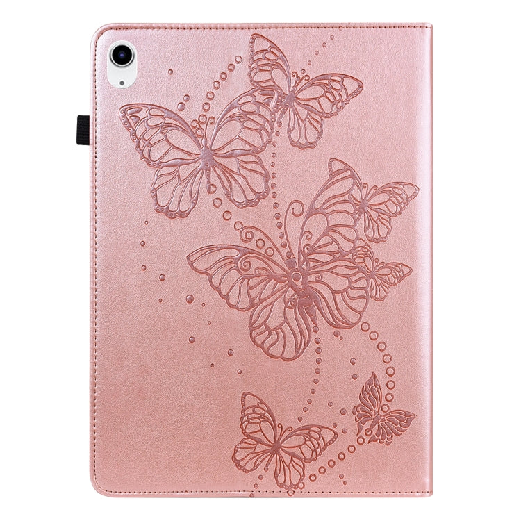 Étui en cuir à motif papillon en relief pour tablette, pour iPad 10e génération 10.9 (2022)