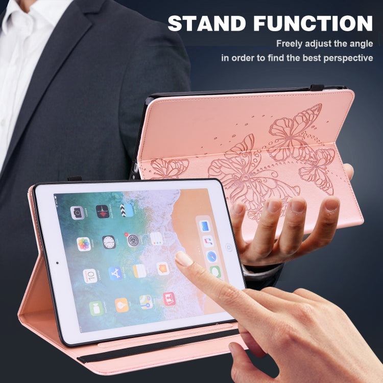 Étui en cuir à motif papillon en relief pour tablette, pour iPad 10e génération 10.9 (2022)