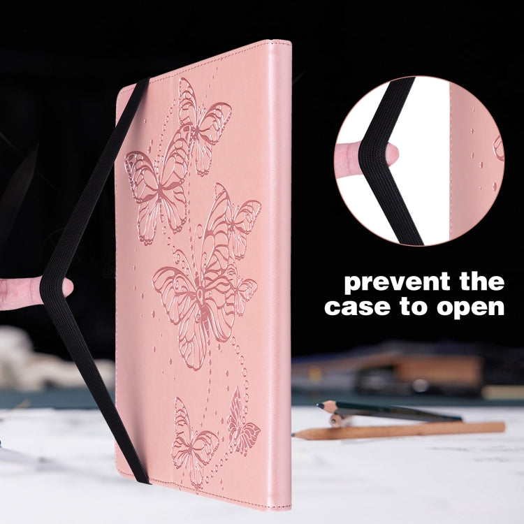 Étui en cuir à motif papillon en relief pour tablette, pour iPad 10e génération 10.9 (2022)