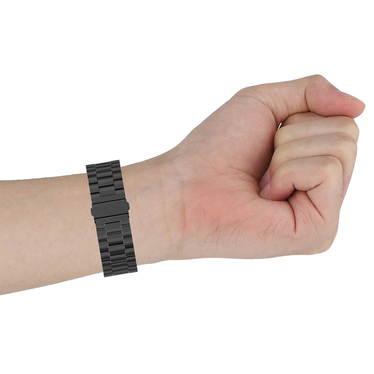 For Xiaomi Watch Color 22mm Three Beads Steel Wrist Strap Watchband