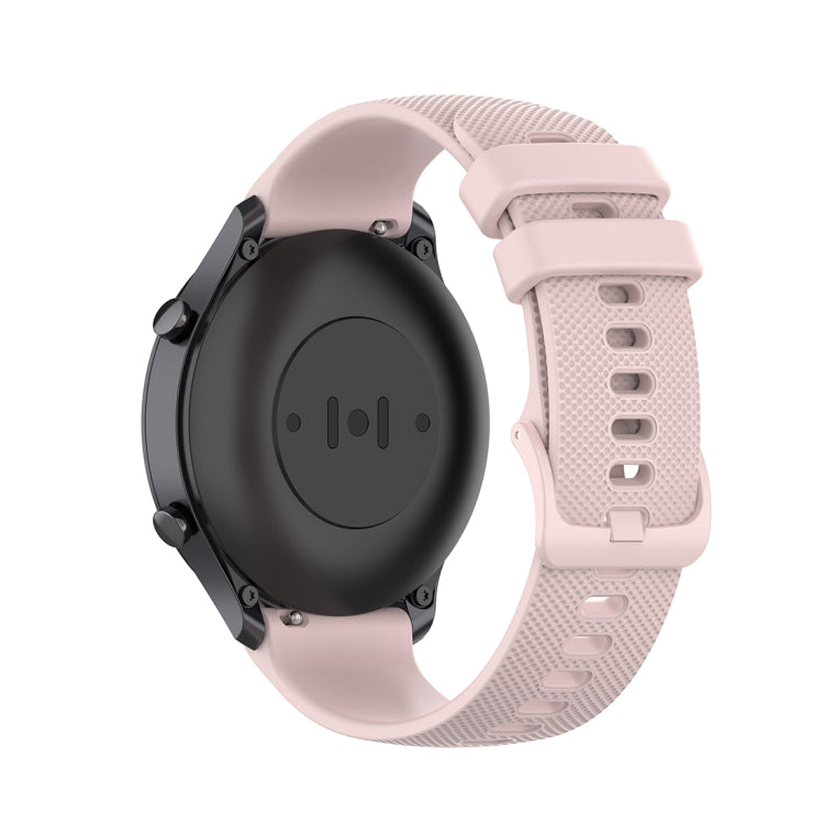 For Xiaomi Watch Color 22mm Small Plaid Texture Silicone Wrist Strap Watchband, 22mm