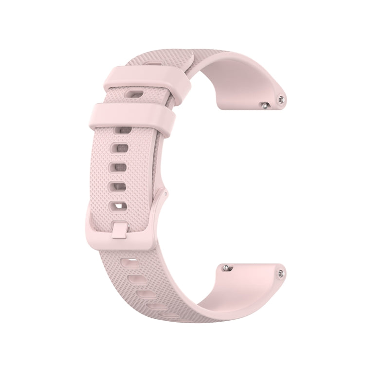 For Xiaomi Watch Color 22mm Small Plaid Texture Silicone Wrist Strap Watchband, 22mm
