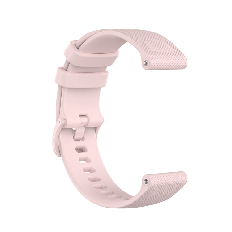 For Xiaomi Watch Color 22mm Small Plaid Texture Silicone Wrist Strap Watchband, 22mm