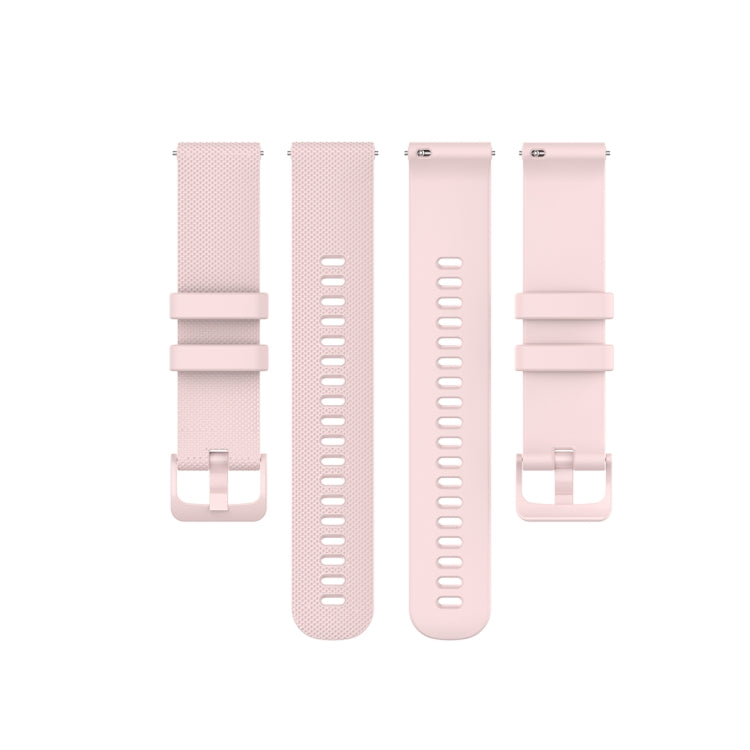 For Xiaomi Watch Color 22mm Small Plaid Texture Silicone Wrist Strap Watchband, 22mm