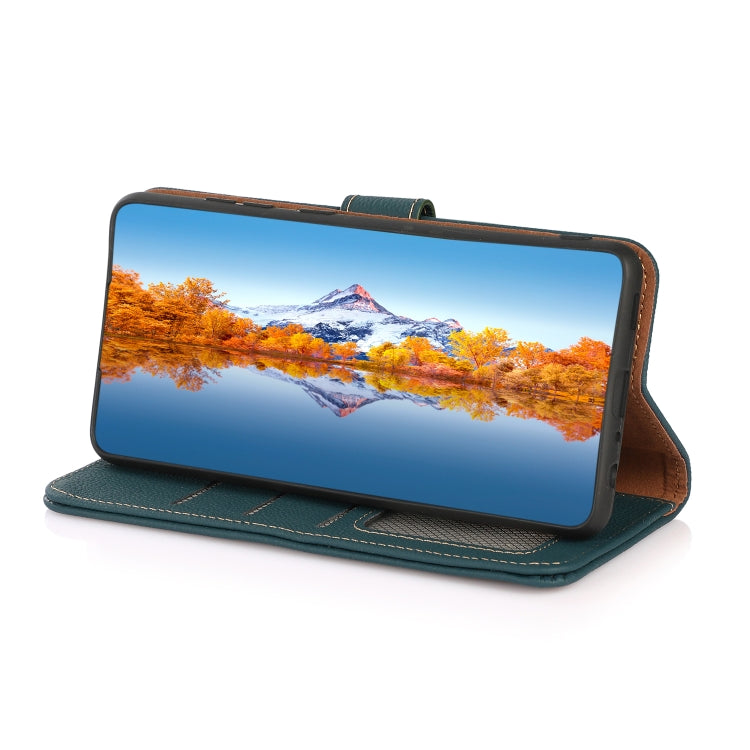 KHAZNEH Custer Genuine Leather RFID Phone Case, For Xiaomi Redmi Note 12 China, For Xiaomi Redmi Note 12 Pro 5G China, For Xiaomi Redmi Note 12 Pro+ China / Redmi Note 12 Explorer