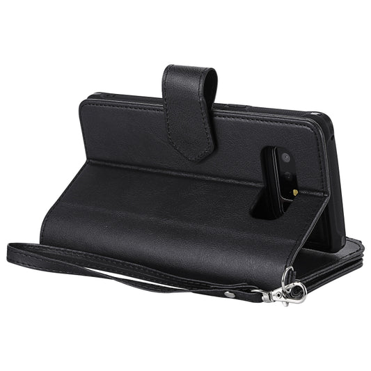 Phone case interior detail displaying card slots, photo holder, and wallet section