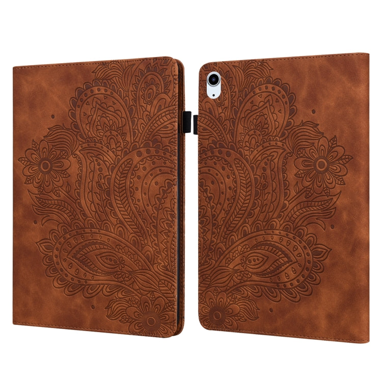Peacock Embossed Pattern Leather Tablet Case