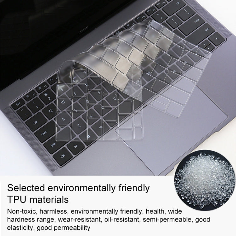 Film de protection transparent et anti-poussière pour clavier d'ordinateur portable en TPU, pour Huawei MateBook X Pro, pour Huawei MateBook 14 pouces, pour Huawei MateBook D 14 pouces, pour Huawei MateBook D 15,6 pouces