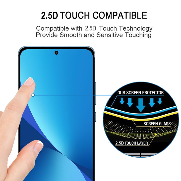 25pcs Full Glue Full Screen Tempered Glass Film
