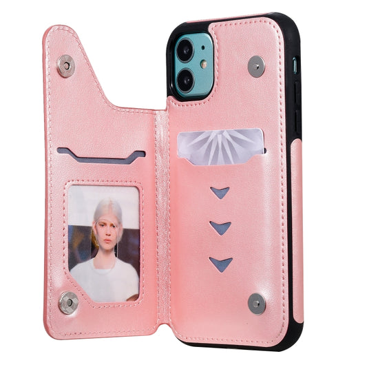 Butterfly textured protective iPhone 11 case showing front and back design details