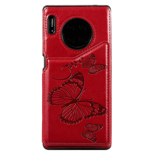 Huawei Mate30 Pro case with built-in card storage and kickstand frame detail