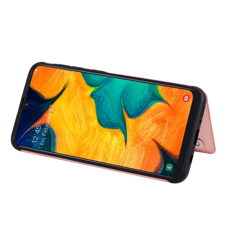 Butterfly Embossing Pattern Shockproof Protective Case with Holder & Card Slots & Photo Frame, For Galaxy A50, For Galaxy Note8, For Galaxy Note10