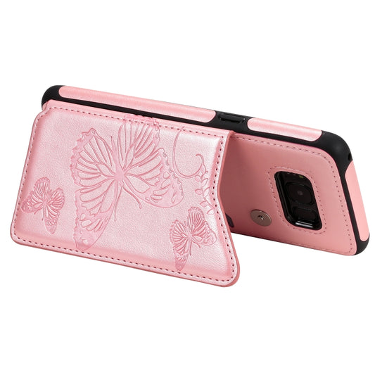 Samsung Galaxy S8 Plus durable case with butterfly pattern and photo frame function