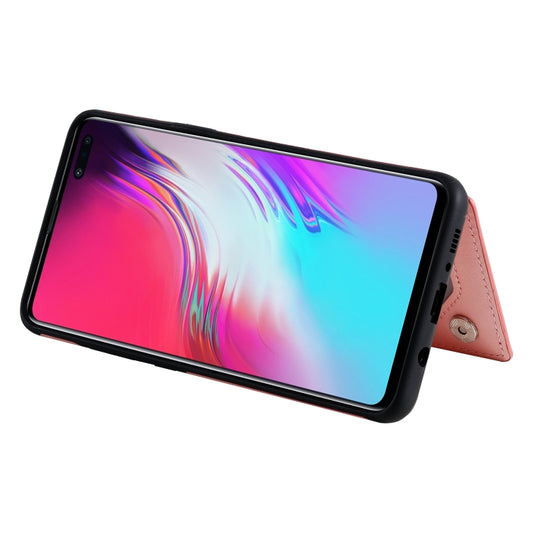 Galaxy S10 dual card slot protective case with butterfly motif and frame function