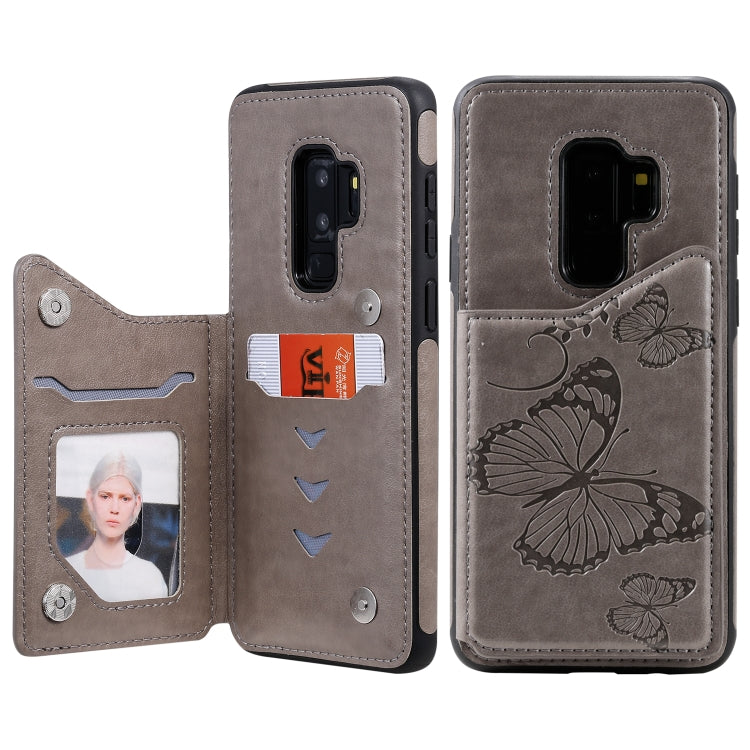 Butterfly Embossing Pattern Shockproof Protective Case with Holder & Card Slots & Photo Frame, For Galaxy S10 5G, For Galaxy S10, For Galaxy S10 Plus