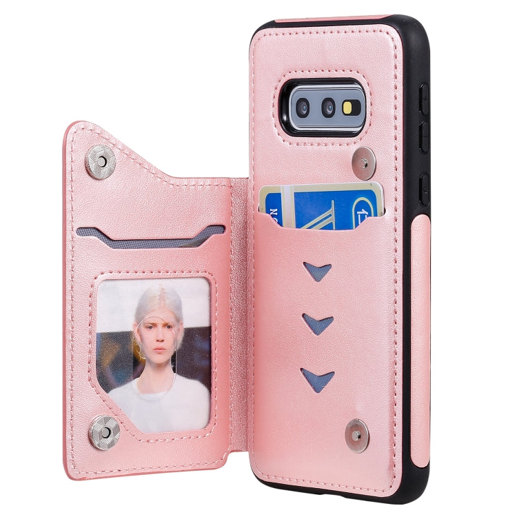 Butterfly Embossing Pattern Shockproof Protective Case with Holder & Card Slots & Photo Frame, For Galaxy S10E, For Galaxy S9 Plus, For Huawei Mate30