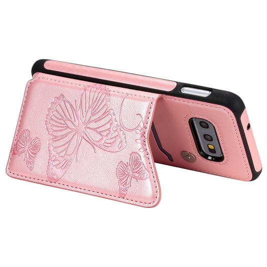 Butterfly pattern protective case for Galaxy S9 Plus displaying textured embossed surface