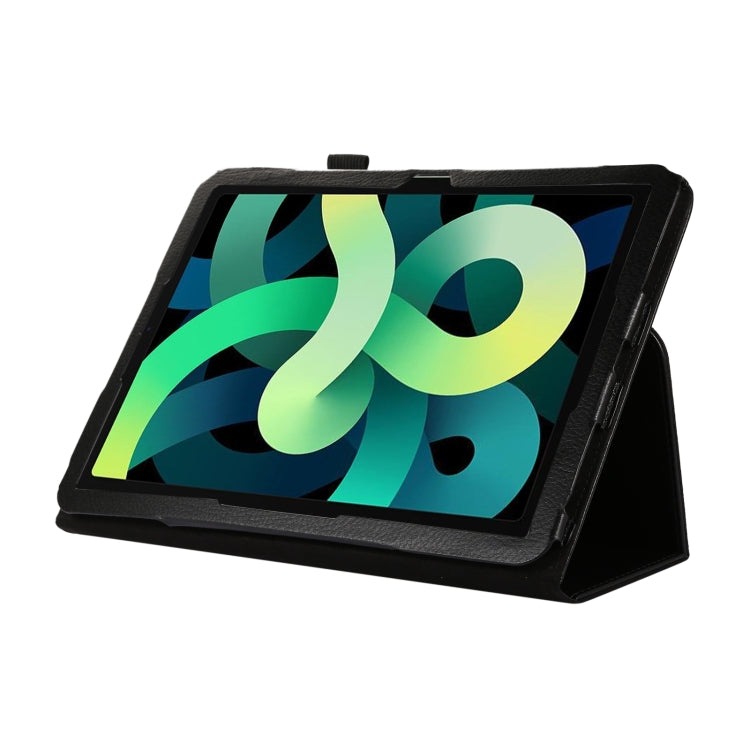 Litchi Texture Leather Smart Tablet Case with Holder, For iPad 10th Gen 10.9 2022