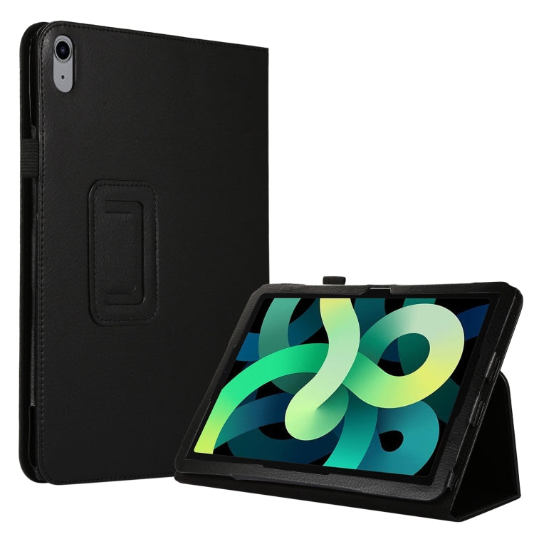 Litchi Texture Leather Smart Tablet Case with Holder, For iPad 10th Gen 10.9 2022