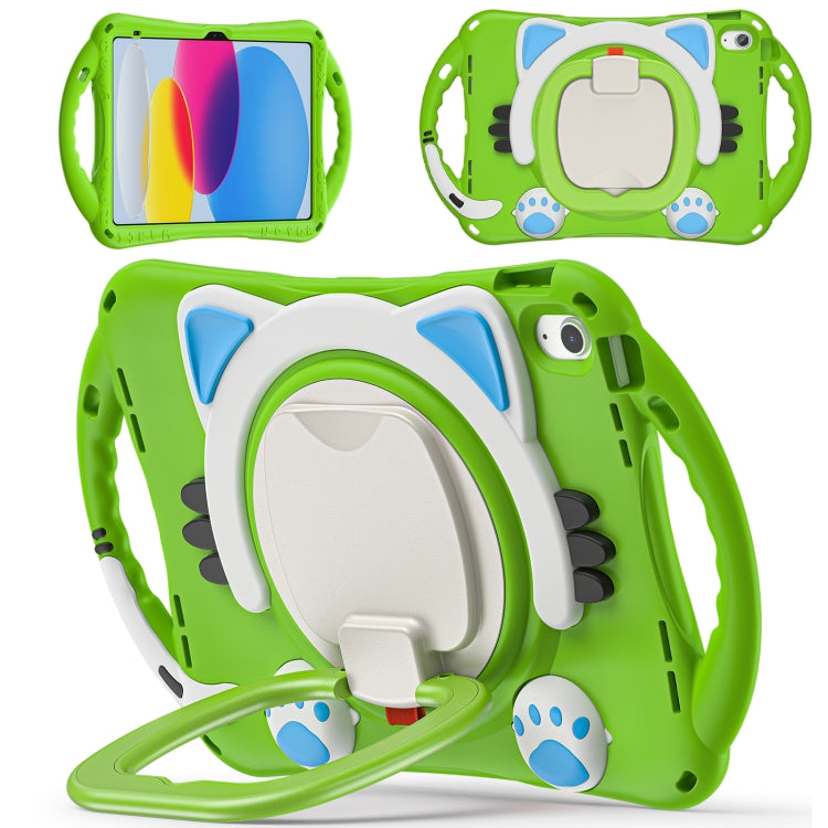 Étui antichoc en EVA pour tablette iPad 10e génération 10.9 (2022) Motif chat mignon
