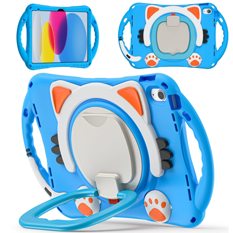Étui antichoc en EVA pour tablette iPad 10e génération 10.9 (2022) Motif chat mignon