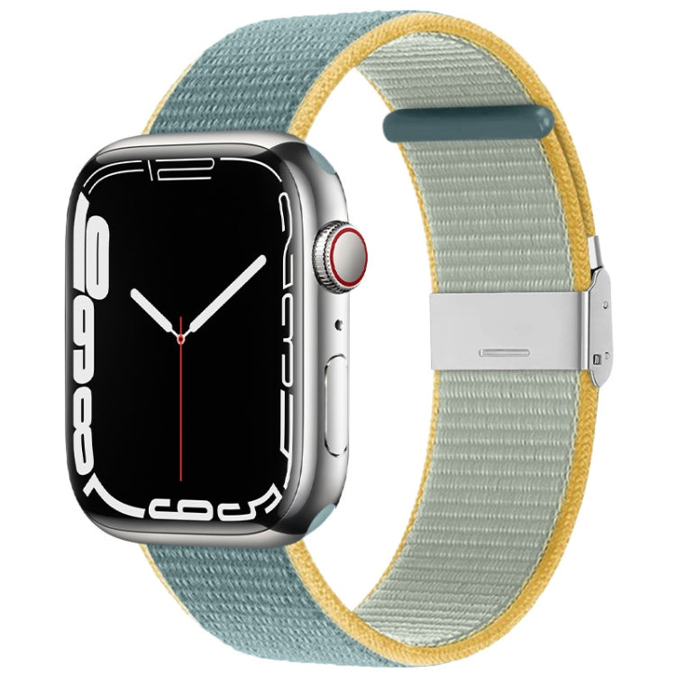 Metal Buckle Nylon Strap, For Apple Watch Series 8&7 41mm / SE 2&6&SE&5&4 40mm / 3&2&1 38mm, For Apple Watch Ultra 49mm / Series 8&7 45mm / SE 2&6&SE&5&4 44mm / 3&2&1 42mm