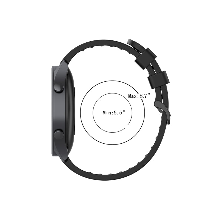 For Xiaomi Watch Color 22mm Quick Release Clasp Silicone Wrist Strap Watchband
