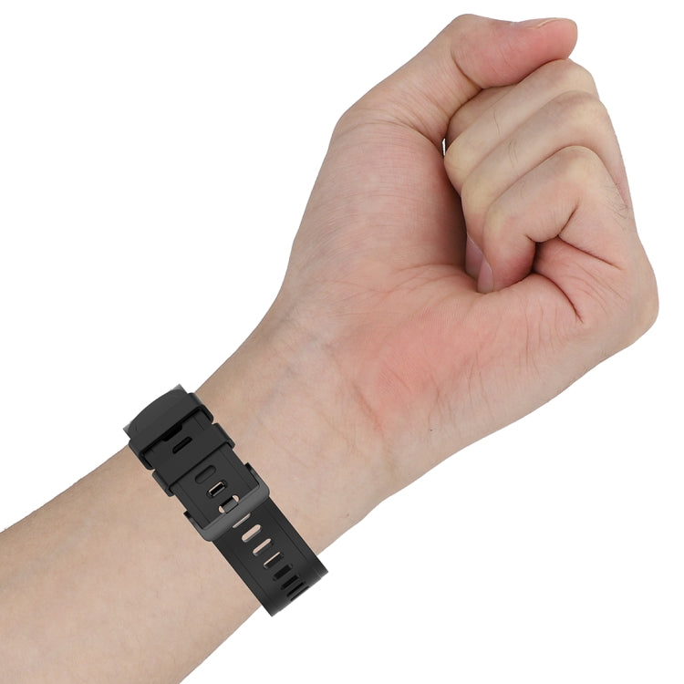 For Xiaomi Watch Color 22mm Quick Release Clasp Silicone Wrist Strap Watchband