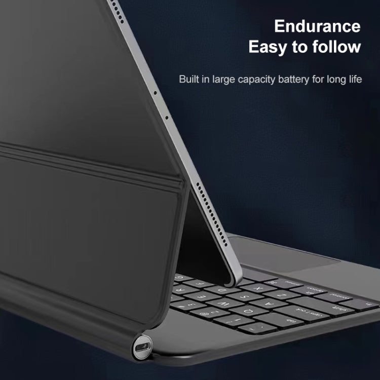 Étui en cuir avec clavier Bluetooth et pavé tactile, pour iPad Air 5/4 10,9 pouces, iPad Pro 11 pouces (2021/2020/2018), iPad Pro 12,9 pouces (2021/2020/2018)