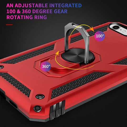Military-grade shockproof TPU plastic case iPhone SE 8 7 back view