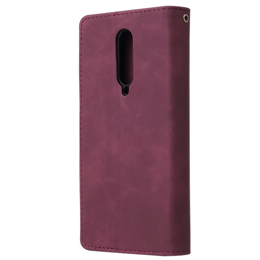 Leather case with zipper wallet compartment designed for OnePlus 8 Pro and Huawei P40
