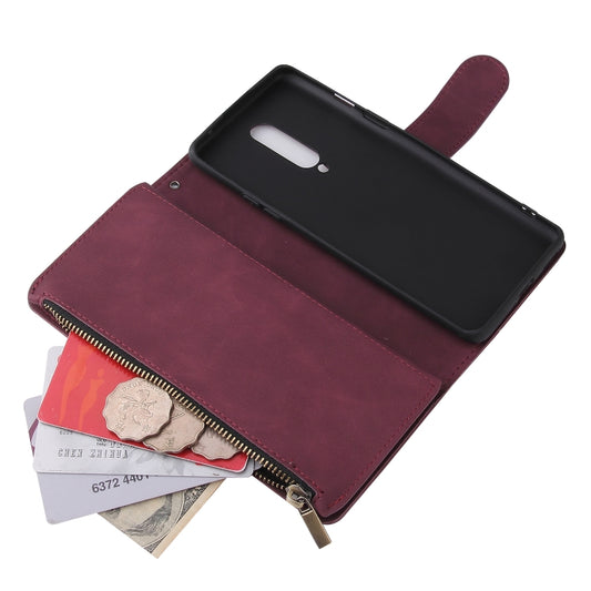 Functional phone case showing card slot storage and stand feature for OnePlus 8