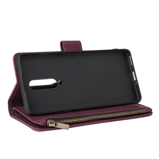Durable flip leather case with multiple card slots for OnePlus 8 and Huawei P40 Pro