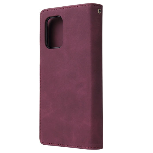 Samsung Galaxy S10 Lite protective leather wallet case with multiple card holders