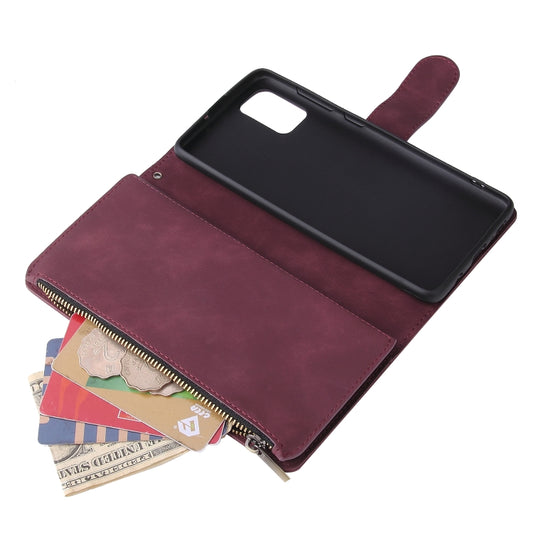 Galaxy A71 phone case with stand holder function in closed position