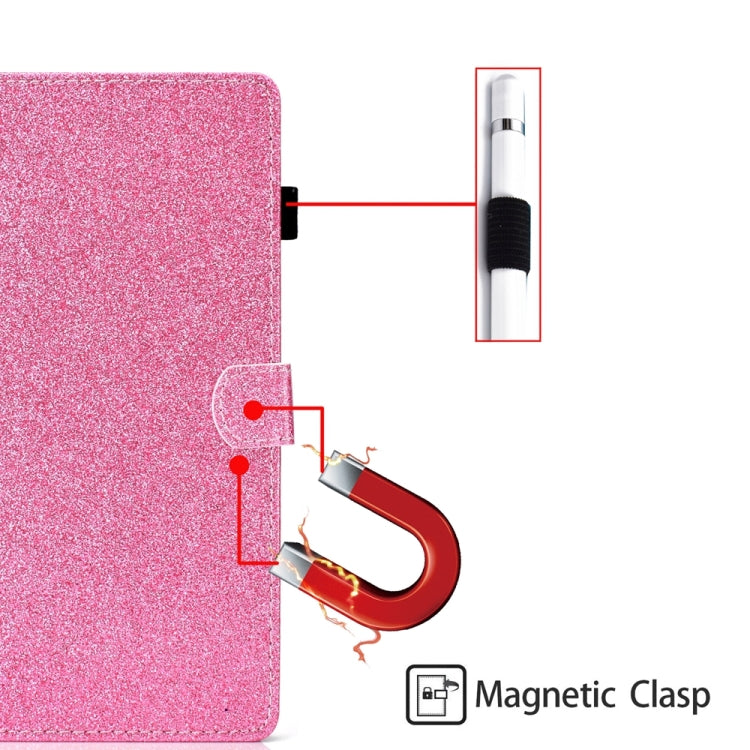 Glossy Glitter Powder Horizontal Flip Leather Tablet Case, For iPad 10th Gen 10.9 2022