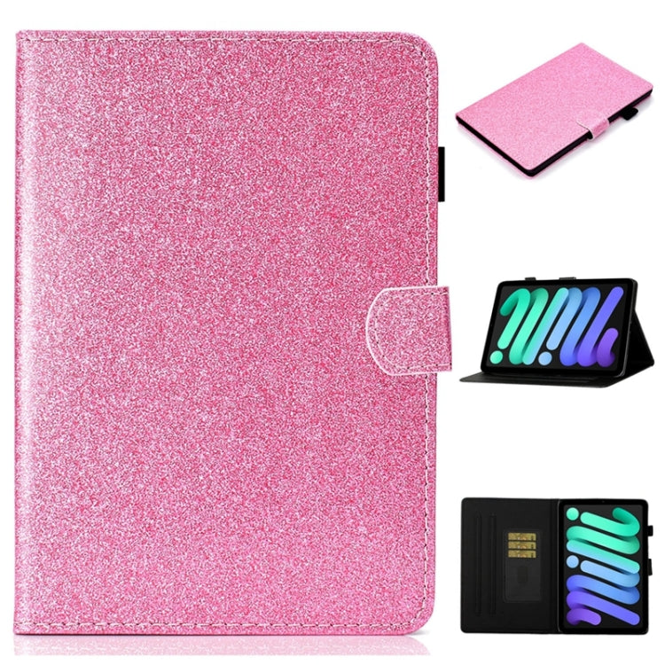 Glossy Glitter Powder Horizontal Flip Leather Tablet Case, For iPad 10th Gen 10.9 2022