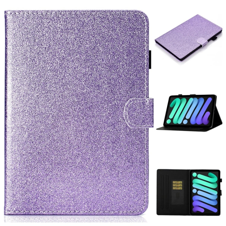 Glossy Glitter Powder Horizontal Flip Leather Tablet Case, For iPad 10th Gen 10.9 2022
