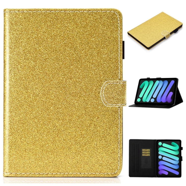 Glossy Glitter Powder Horizontal Flip Leather Tablet Case, For iPad 10th Gen 10.9 2022