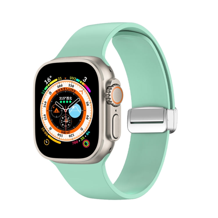 Folding Buckle Silicone Watch Band, For Apple Watch Ultra 49mm