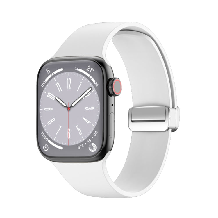 Folding Buckle Silicone Watch Band, For Apple Watch Ultra 49mm