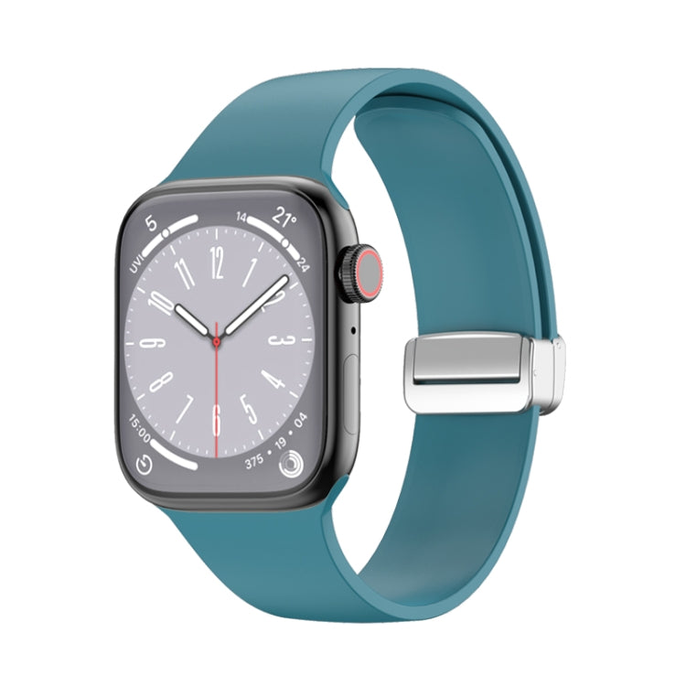 Folding Buckle Silicone Watch Band, For Apple Watch Ultra 49mm