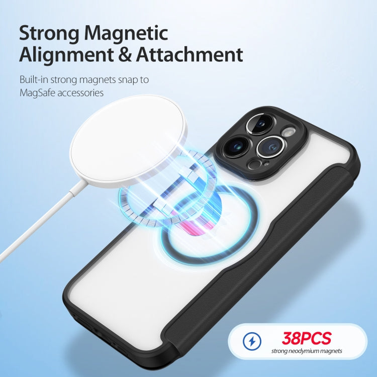 DUX DUCIS Skin X Pro Series Magsafe PC + TPU Phone Leather Case, For iPhone 14 Pro Max